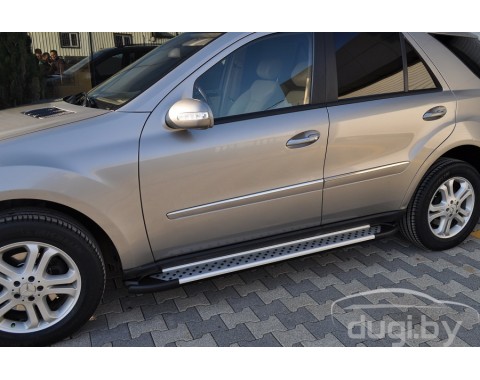 Пороги алюминиевые "Artemis" для ML164.